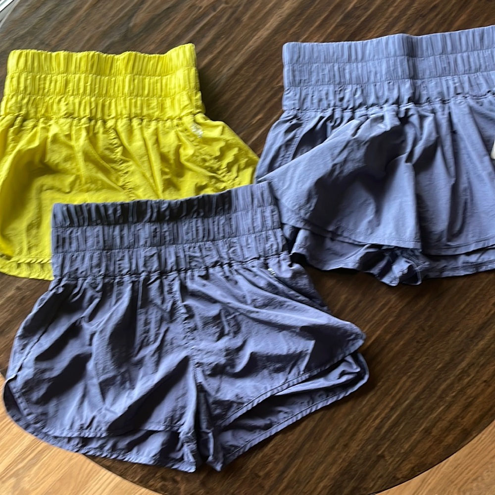 Free People- 2 shorts & 1 skort, all size medium bundled together.